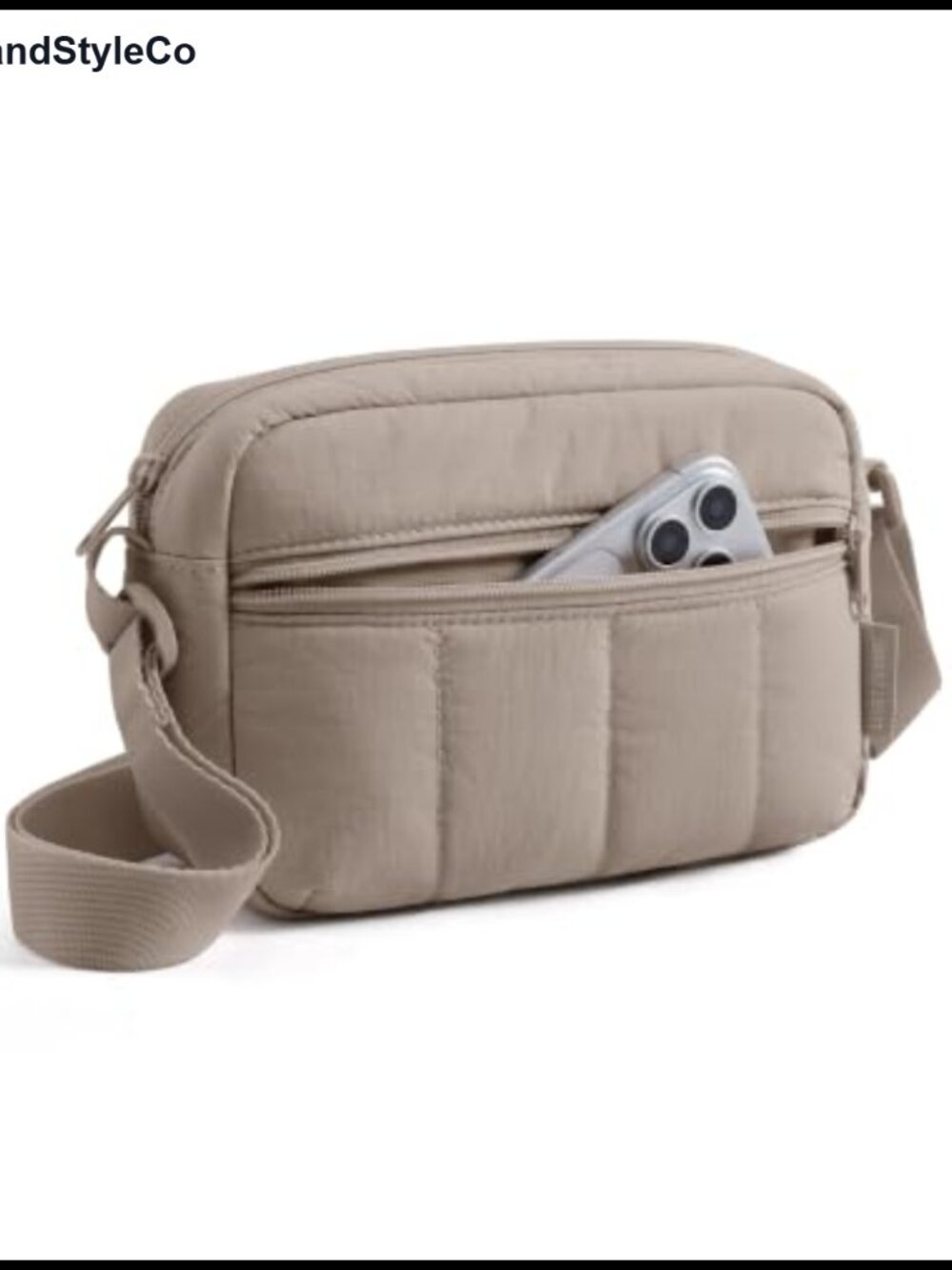 Mini Crossbody Bag for Women Travel Purse with Pockets Adjustable Strap
